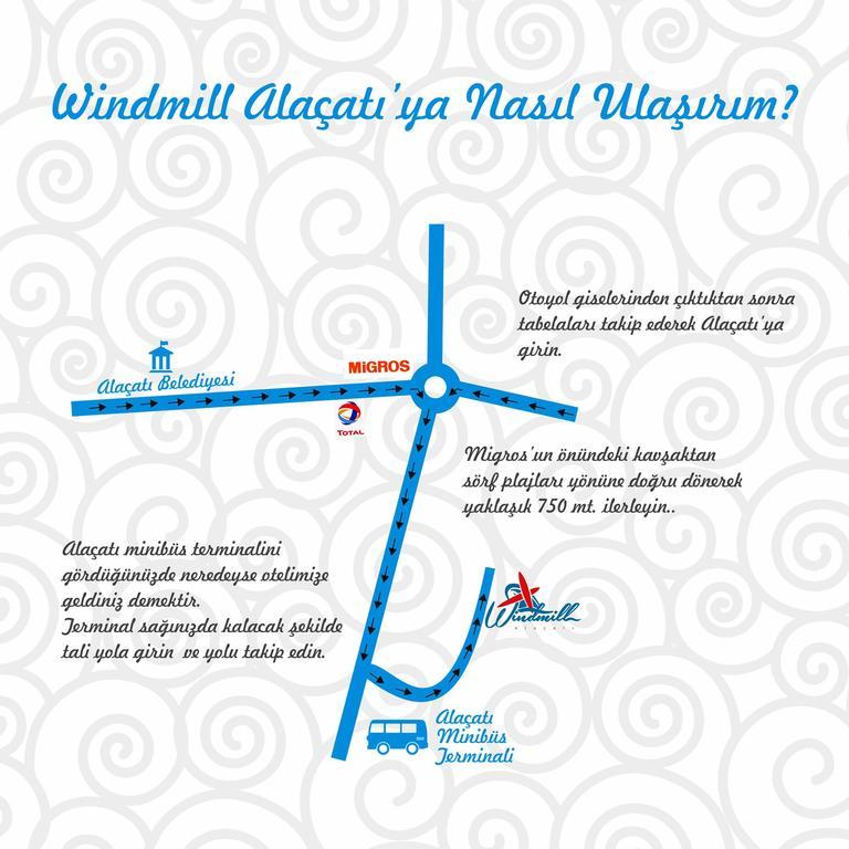 Windmill Alaçatı Esterno foto